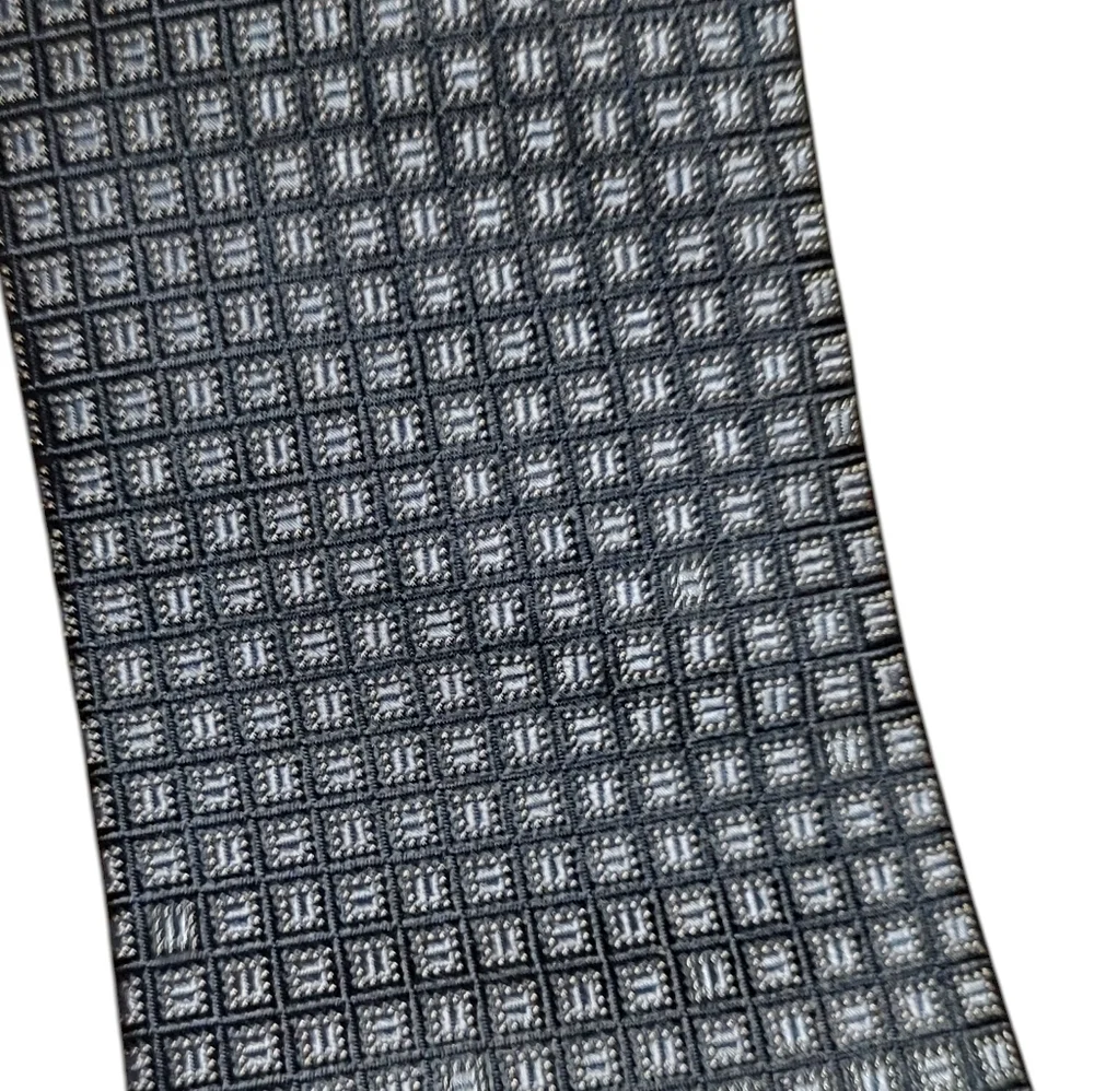 Brooks Brothers Navy Geometric Silk Tie